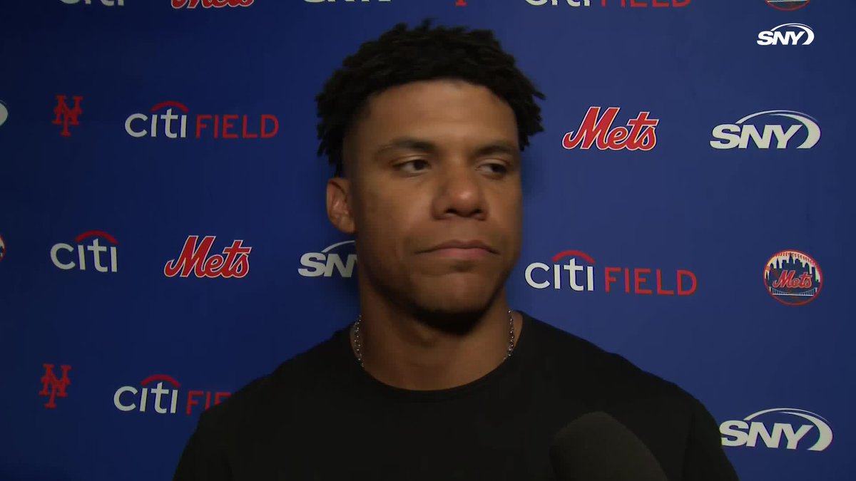 "For me, it was a good experience. These guys are amazing. We've been having a good time since spring training, so we've just got to bring that all the way." Juan Soto was asked about getting to make his Mets debut: