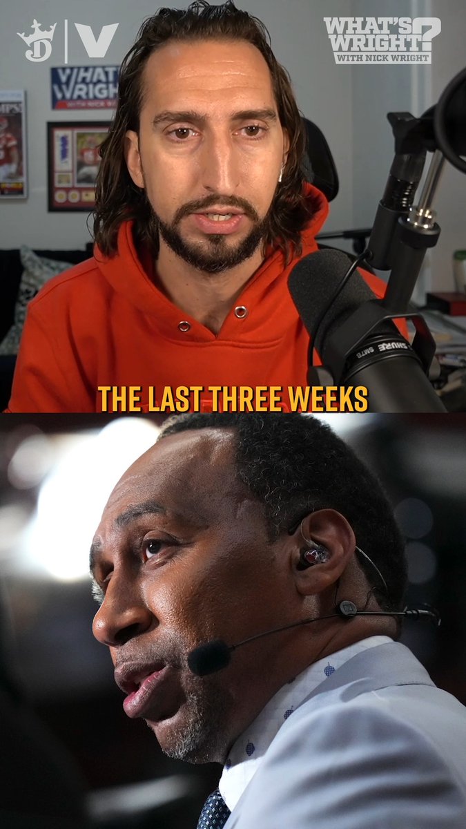 “It’s Costanza, shrimp, and the jerk store ran out of you… but in real life against the world’s most popular athlete” nick wright says Stephen A. Smith is doing what we’ve all done - angry and alone in the shower after losing an argument - just on national TV every day
