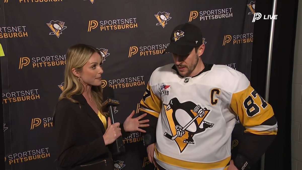 "Work ethic. You have to continue to get better and learn. Even after this long you have to continue to evolve and adjust." Sidney Crosby's answer on how he's able to score at such a consistent rate for so long is perfect 🐐🐐🐐