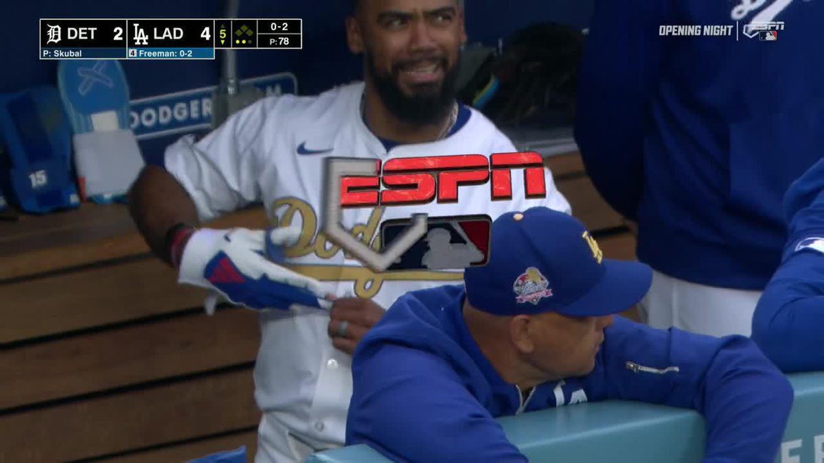 TEO SENDS IT 🔥 Dodgers back on top on ESPN 🍿