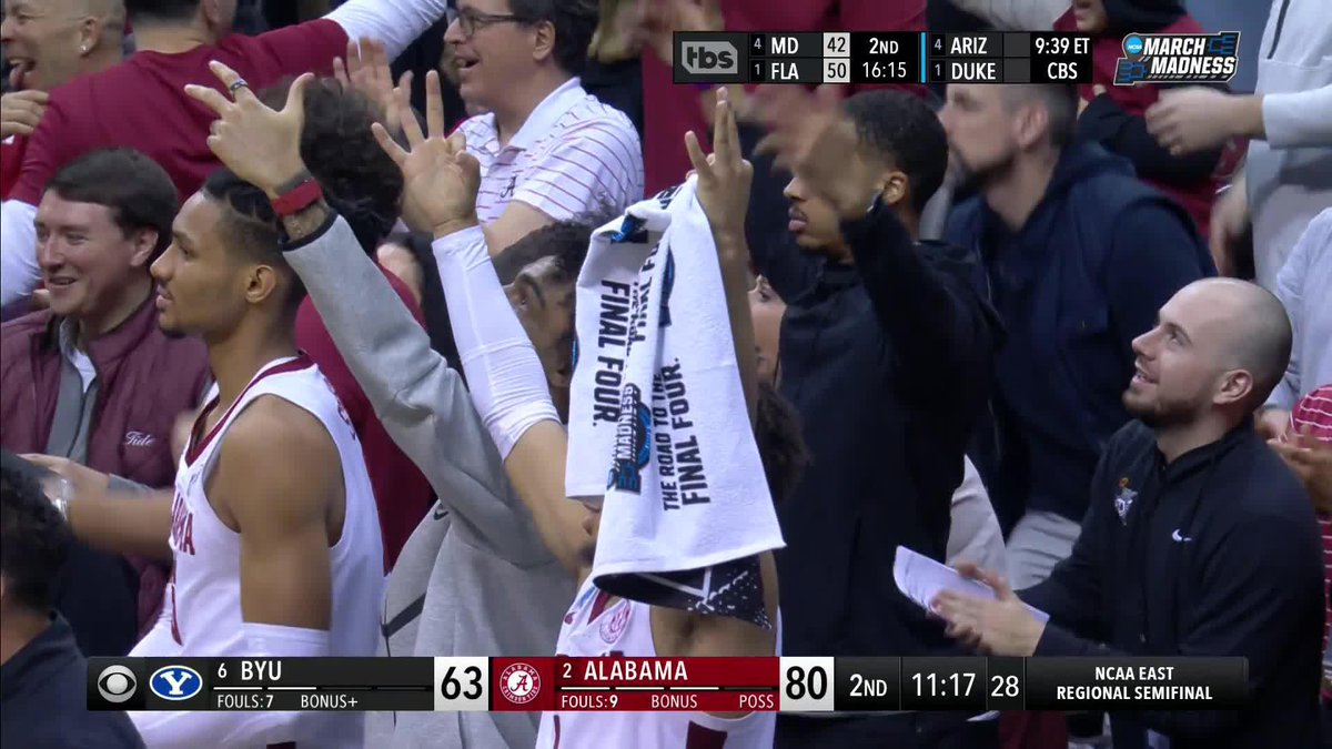 Alabama CANNOT MISS 🤯 #MarchMadness Alabama Men’s Basketball