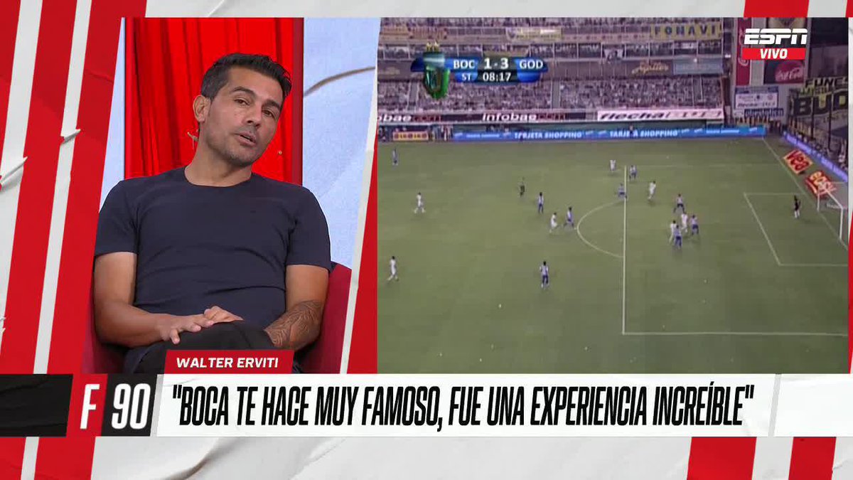 Erviti es de los ultimos jugadores que realmente entendieron donde estaban jugando y se fue en ¡2013!. Por eso siempre rindió bien, porque le dedico todo el tiempo al club, como pocos hicieron en estos años. Su paso por Boca fue muy bueno.