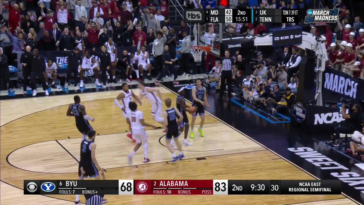 BAMA CANNOT STOP MAKING THREES!