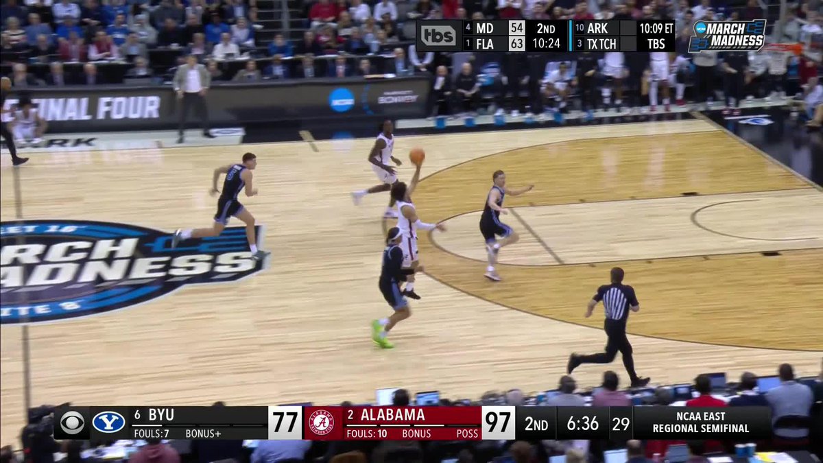 NUMBER 10 FOR SEARS. 100 POINTS FOR ALABAMA WOW. WOW. WOW.