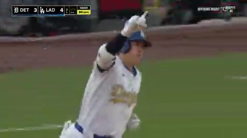 Shohei delivers on #OpeningDayLA!