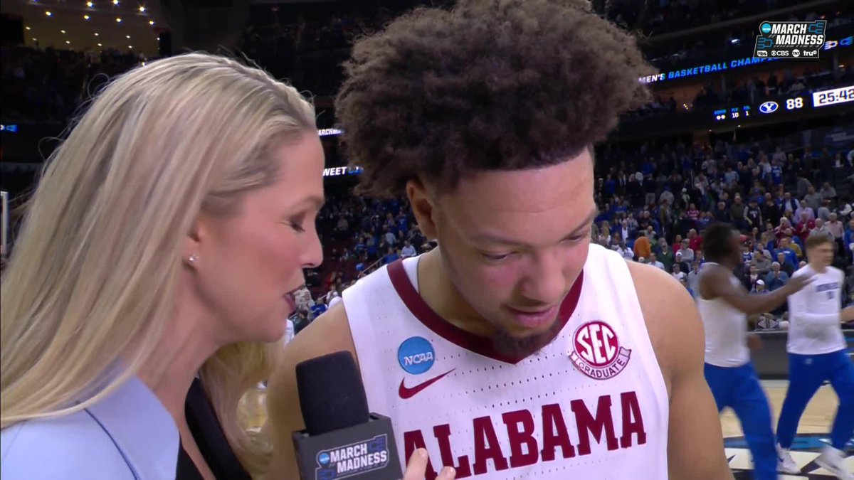 After a sensational Sweet 16 performance, Mark Sears joins Allie LaForce.