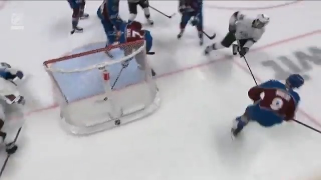 Devon Toews is the goaltender now.