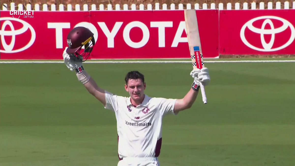 A defiant century by Jack Clayton to keep his team in the #SheffieldShield final!