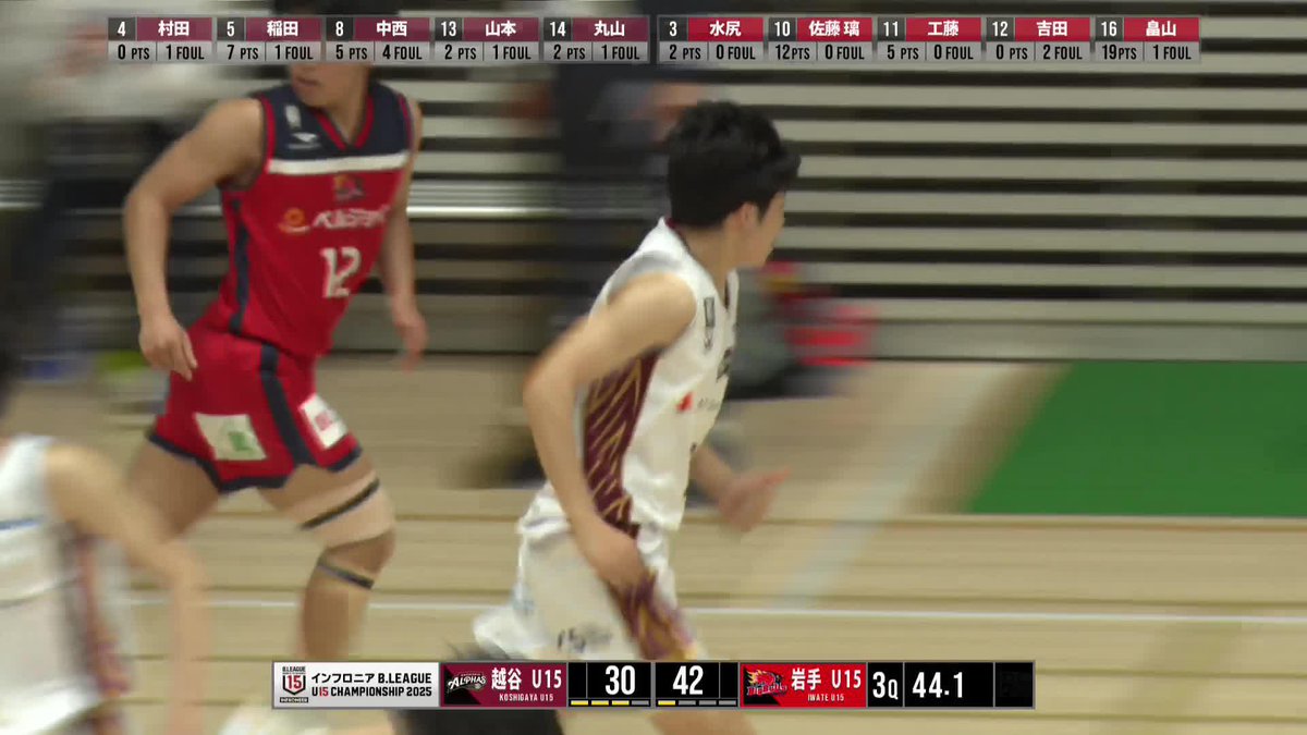 苦しい時間帯に個人技で打開⚡️ 越谷 U15#5 稲田のフェイダウェイ！ 越谷アルファーズ 🏆インフロニア B.LEAGUE U15 CHAMPIONSHIP 2025 📡全試合B.LEAGUE公式YouTubeでLIVE・見逃し配信 #インフロニア #BリーグU15 #Bリーグ
