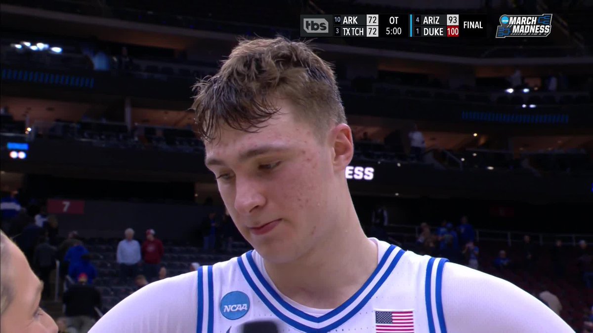 30 points. 7 assists. 6 rebounds. 3 blocks. Cooper Flagg spoke with Allie LaForce after an awesome performance.