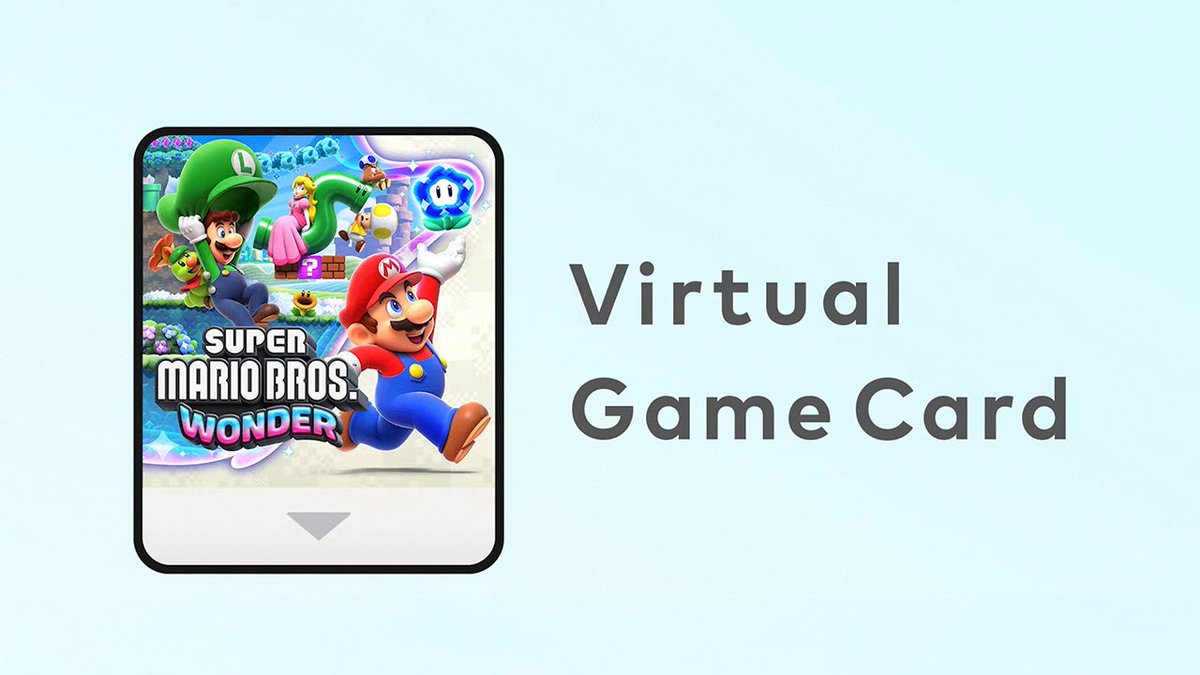 Nintendo is switching up the way digital games work on the Switch with Nintendo Virtual Game Cards.