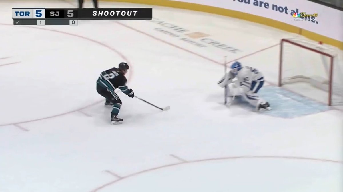 Will Smith and Macklin Celebrini serving up pure filth in the shootout 🤢