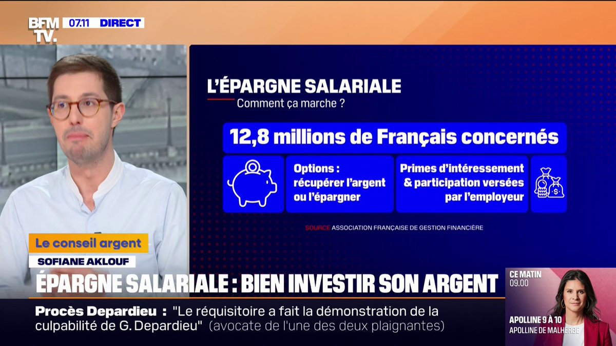 Épargne salariale: comment bien investir son argent Le conseil argent de Sofiane Aklouf