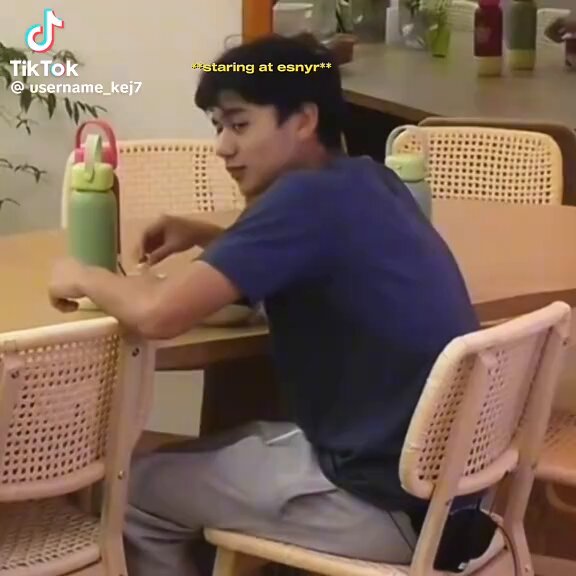 not river joseph's consistency...... and tbh his genuineness shows through his eyes AAAAAAAAAAAAAAAAAA GRABE TALAGA SIYA KAY ESNYR KAYA GETS NA GETS KO SI ESNYR NA SI RIVER GUSTO NIYANG JOWAIN