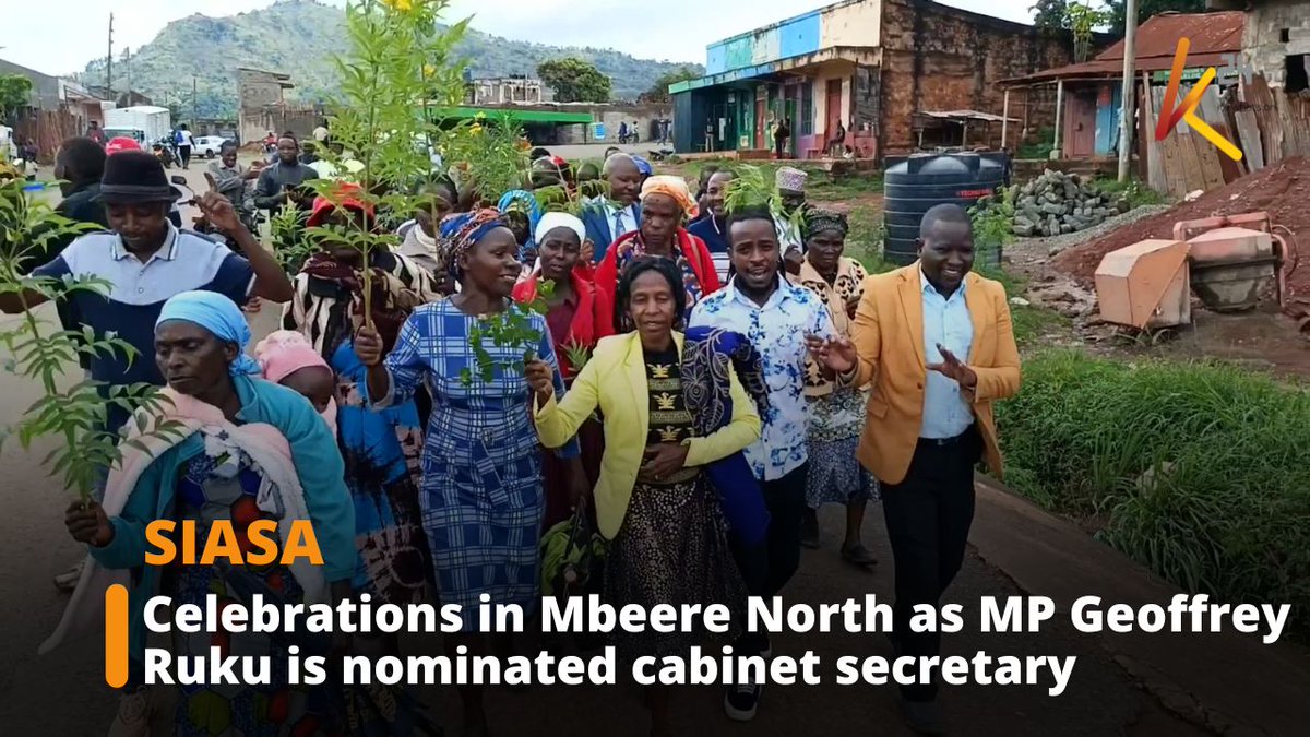 Celebrations in Mbeere North as MP Geoffrey Ruku is nominated cabinet secretary