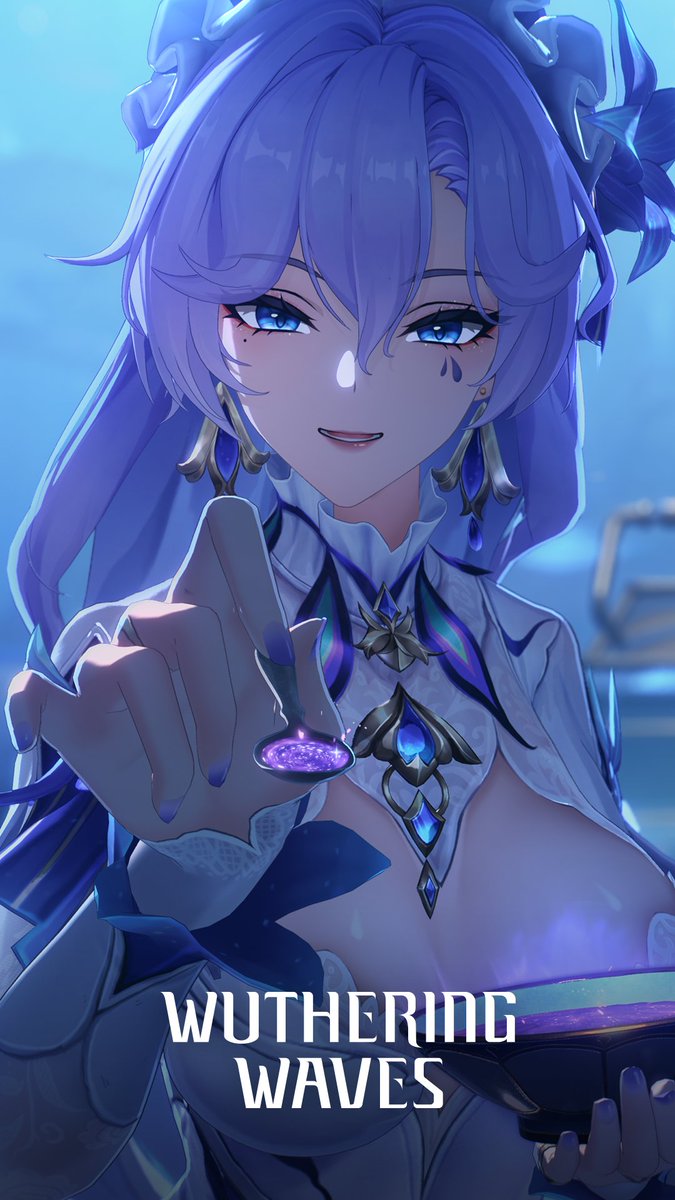Resonator Highlights | Cantarella Enjoy some of the freshly prepared concoction. It should be quite tasty. Now, mouth open— #WutheringWaves #Cantarella