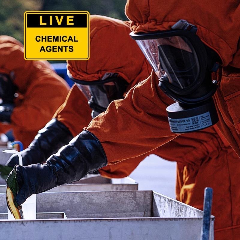 ⚠️ Watch how NATO specialists train with chemical nerve agents and toxins, building the skills they will need to handle real-life threats
