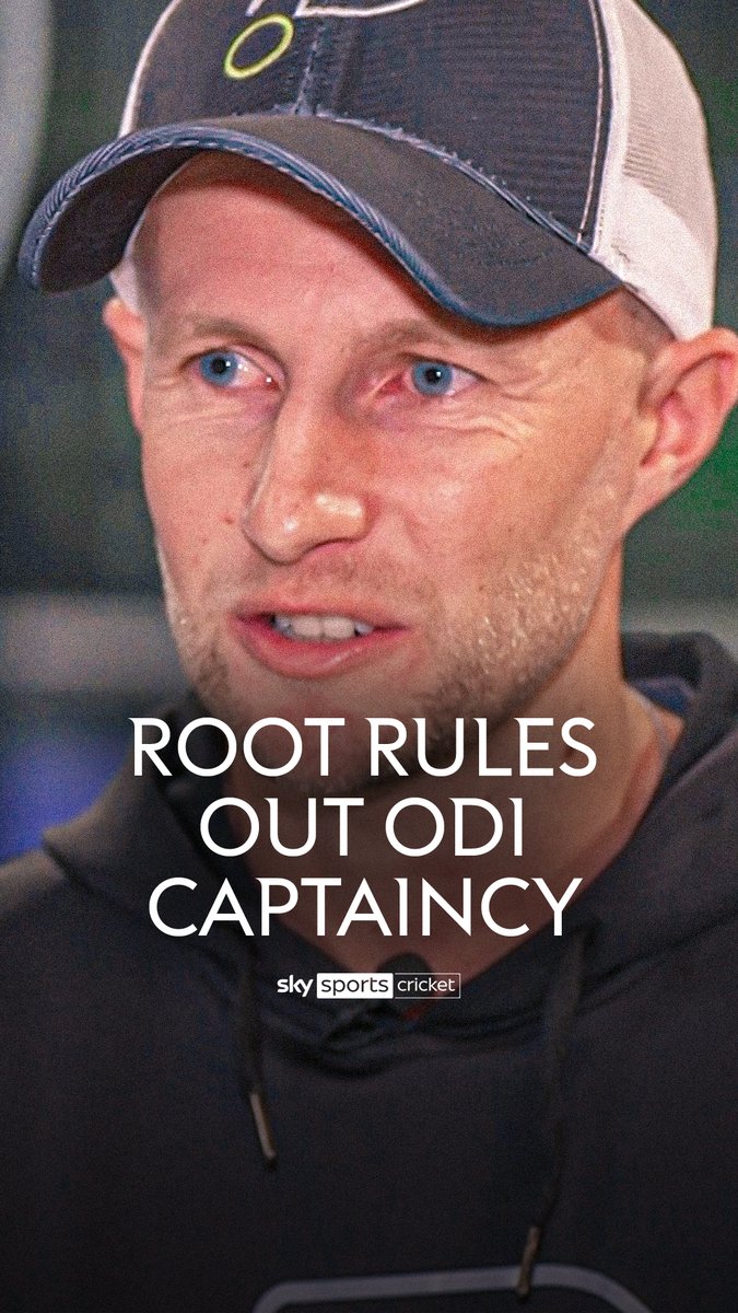 I've done my time" 🕰️ Joe Root has ruled himself out of running to be England's next ODI captain ❌