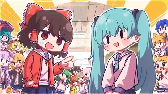 Celebrating the second installment of the Project SEKAI x Touhou collaboration!! "Help me, ERINNNNNN!! (English Ver.) / Hatsune Miku" People of the world~~~!! Nice to meet you~~~~!!