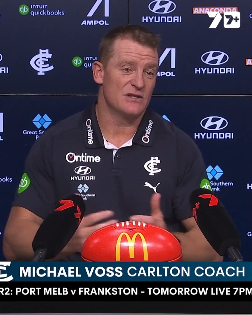 "I think we gave away eight free kicks in the last quarter ... we've just got to get better." - Michael Voss #AFLBluesDogs