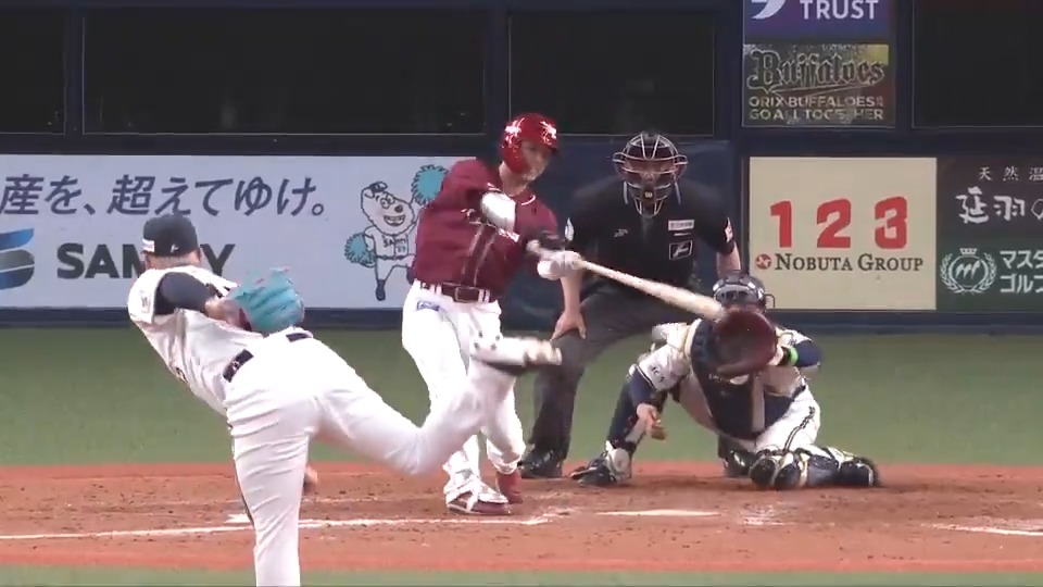 【9回表終了：B 2-2 E】 #宗山塁 選手のプロ初ヒット・初打点で同点に追いつく！！ #RakutenEagles #キ！