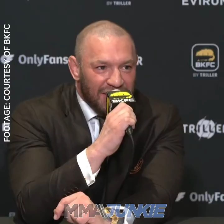 Conor McGregor admits politics is his focus over fighting. "I'm happy with what I’ve done (in UFC). There’s something else for me that’s in my gut right now." (via Bare Knuckle FC)