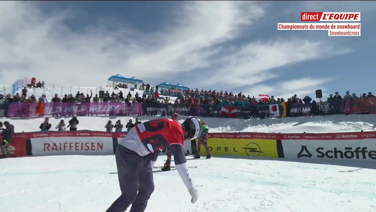 VICE-CHAMPION DU MONDEEEEE 💥 En snowboard cross, rien n’est jamais joué jusqu’à la ligne d’arrivée… et Loan Bozzolo l’a prouvé ! 🥵🏂