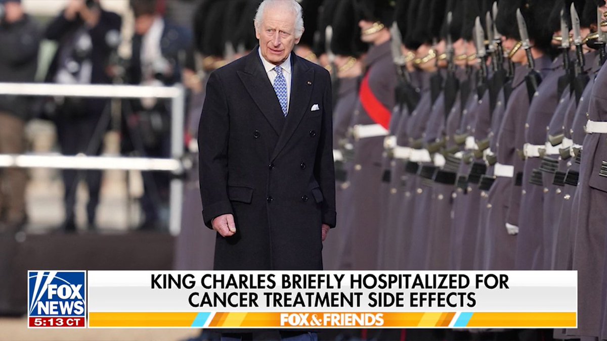 FOX News correspondent Alex Hogan gives an update on King Charles after he was hospitalized for temporary side effects from his cancer treatment.