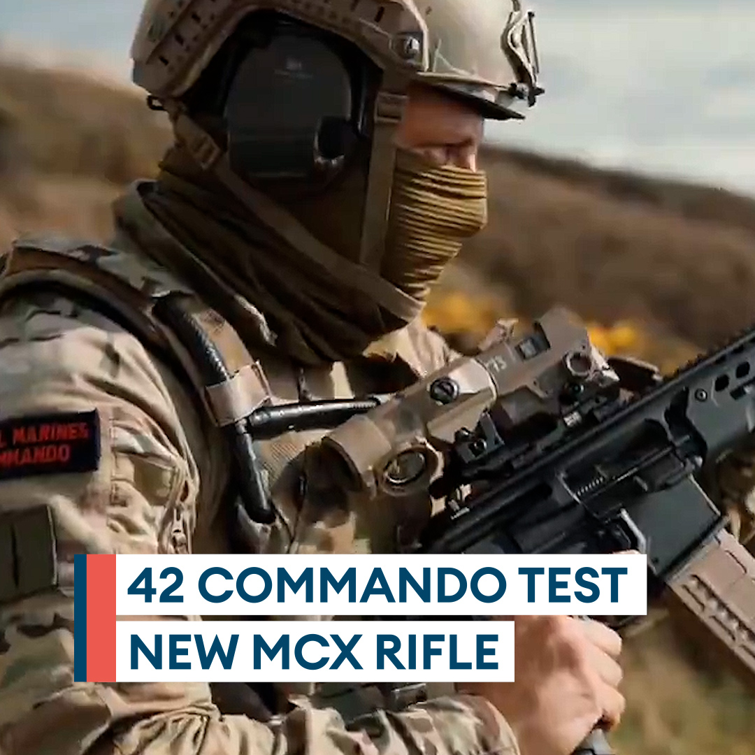 Locked and loaded🎯 42 Commando personnel have been putting their new MCX rifle to the test on the range. More than 1,500 Sig Sauer MCX rifles have been purchased by the Navy, replacing the L119A1 rifles produced by Colt Canada.