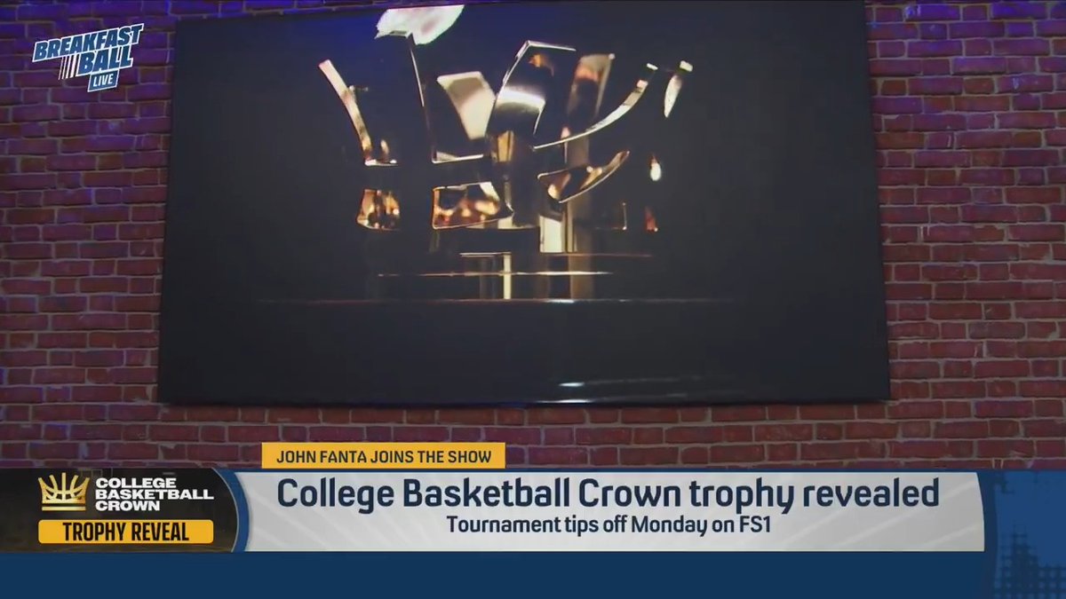 The inaugural College Basketball Crown trophy is revealed 🏆 The first wearable trophy of its kind in postseason college hoops 👑 The thrilling 16-team field competes in Vegas this Monday live on Fox and FS1 📺 College Basketball Crown | FOX College Hoops