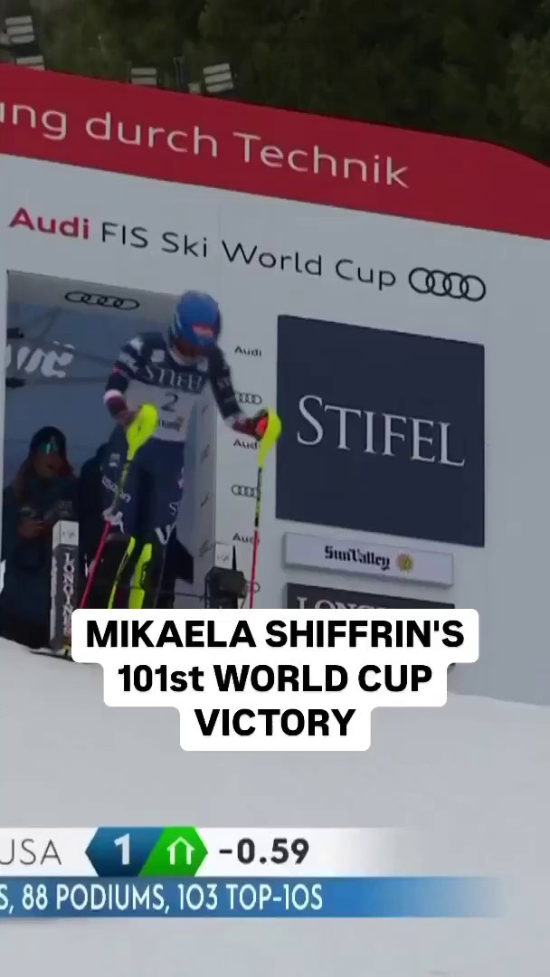 Congratulations Mikaela Shiffrin ⛷️ on Winning &amp; Never giving UP ⛷️ 🥇