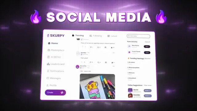 🚀 Skurpy is LIVE on Tezos! Skurpy is a brand new social media/marketplace for NFTs & crypto connecting artists, collectors, and degens in one place. 🎨🔥😍 Want to join? RT this and tag a few friends who need an invite! The future of NFTs & crypto starts now.