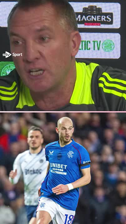 Brendan Rodgers believes Rangers winger Vaclav Cerny showed “a lack of respect” with his celebrations in the Old Firm derby at Celtic Park.