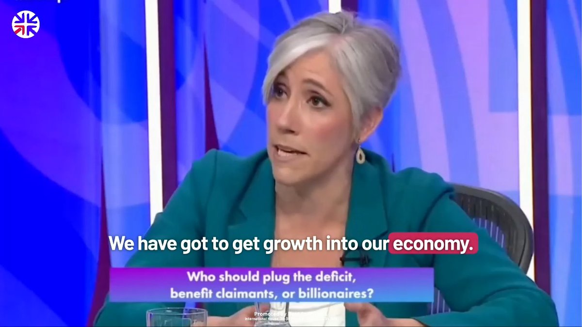 "The fastest, simplest way to get more growth into our economy right now is for the UK government to actually renegotiate our trading deal with the EU so that British businesses can trade more easily." The Lib Dems' Daisy Cooper on #BBCQT last night.