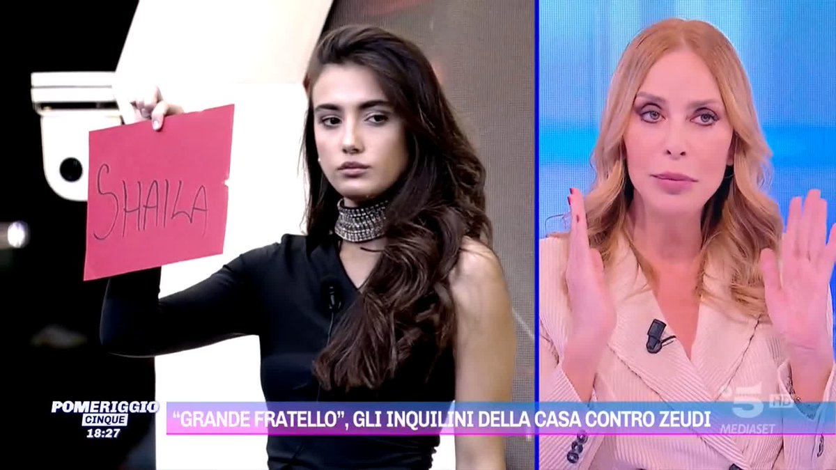 #GrandeFratello, Stefania Orlando: "Zeudi ha tradito l'amicizia con Shaila. Zeudi è una grande stratega" #Pomeriggio5