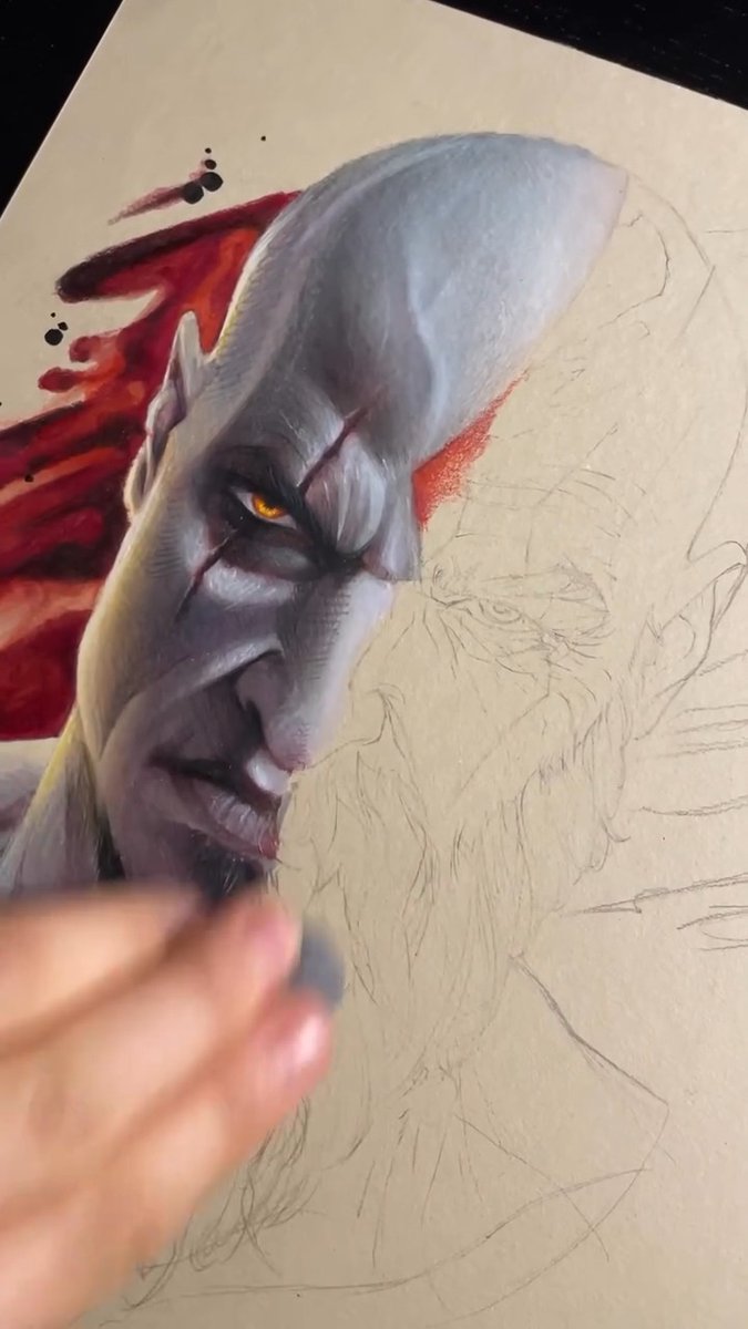 Kratos two ways... which look is your favorite? ⬇️ Video credit: Nikky (IG/mrbjorn)
