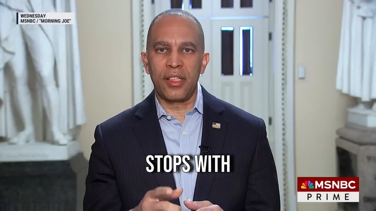 Hakeem Jeffries is exactly right. #SignalGate is a fireable offense, and if Pete Hegseth won’t resign in disgrace on his own, the President needs to can him.