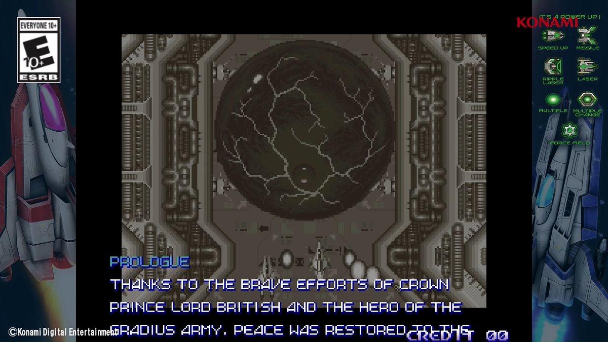 GRADIUS ORIGINS introduces SALAMANDER III, a new entry to the franchise in over 15 years. SALAMANDER III’s storyline takes place after the events of the Salamander Wars that played out in Salamander (1986). Fight the Salamanders alongside the Vic Viper Type-L! ▼Official Website