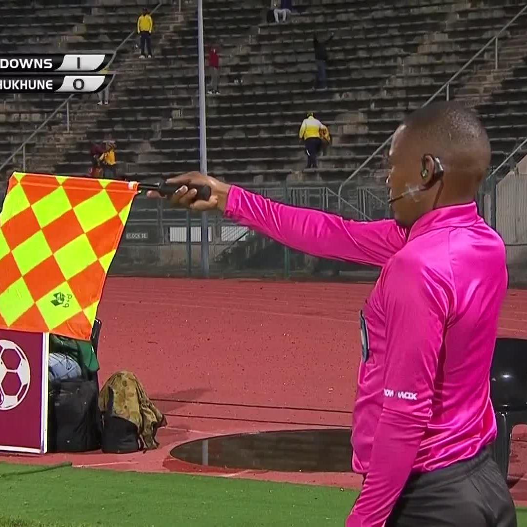 Peter Shalulile's goal is chalked off to offside 😲❌ The drama at Lucas Moripe will continue into extra-time ⏳ 📺 Stream #NedbankCup on DStv: