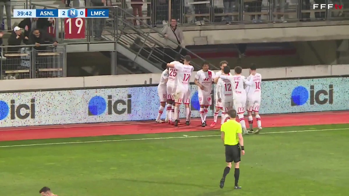 Walid Bouabdeli enflamme les travées de Marcel-Picot. L'AS Nancy-Lorraine fait le break . Le Mans va devoir trouver les ressources pour réagir. 2️⃣ - 0️⃣ I 40e Suivez le match en direct sur #NationalFFF #FFFTV