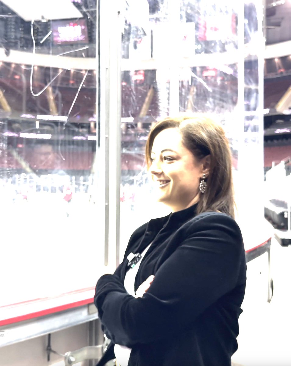 Reporting live for the #NJDevils, it’s Amanda Stein and her penmanship.