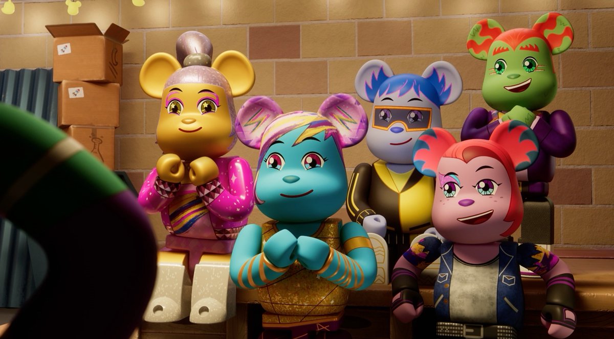 Brand new paint job. #BEARBRICK — Now Streaming