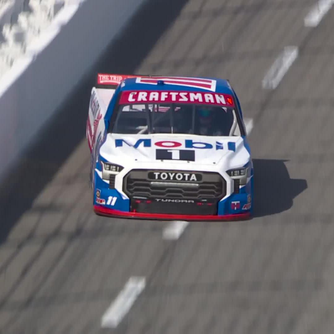 It only took one lap.