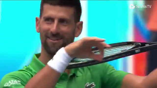 The conductor brings the orchestra to life 🎻 Relentless Novak Djokovic advances into a record-extending 60th Masters 1000 final! Miami Open | #MiamiOpen