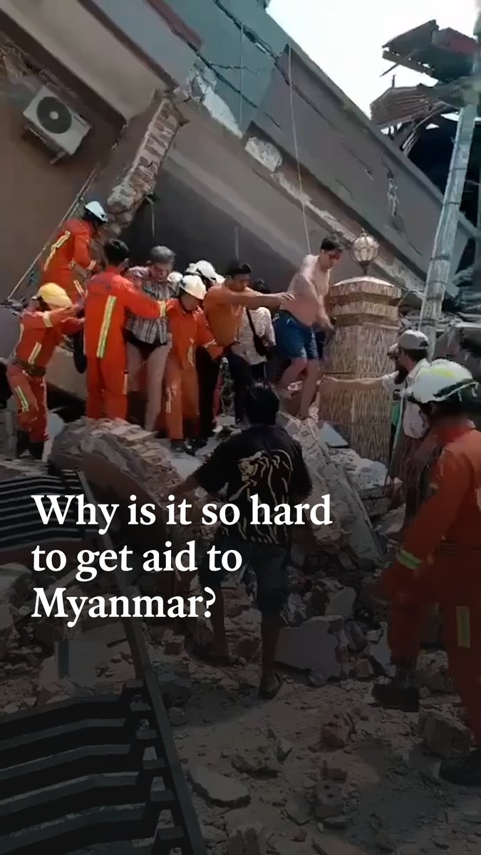 Myanmar has been hit by a series of devastating earthquakes, and civil war will make it one of the most difficult places for aid to reach. Our Asia correspondent explains why