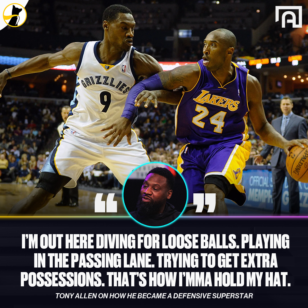 Tony Allen gets real on his legendary defense 🔥