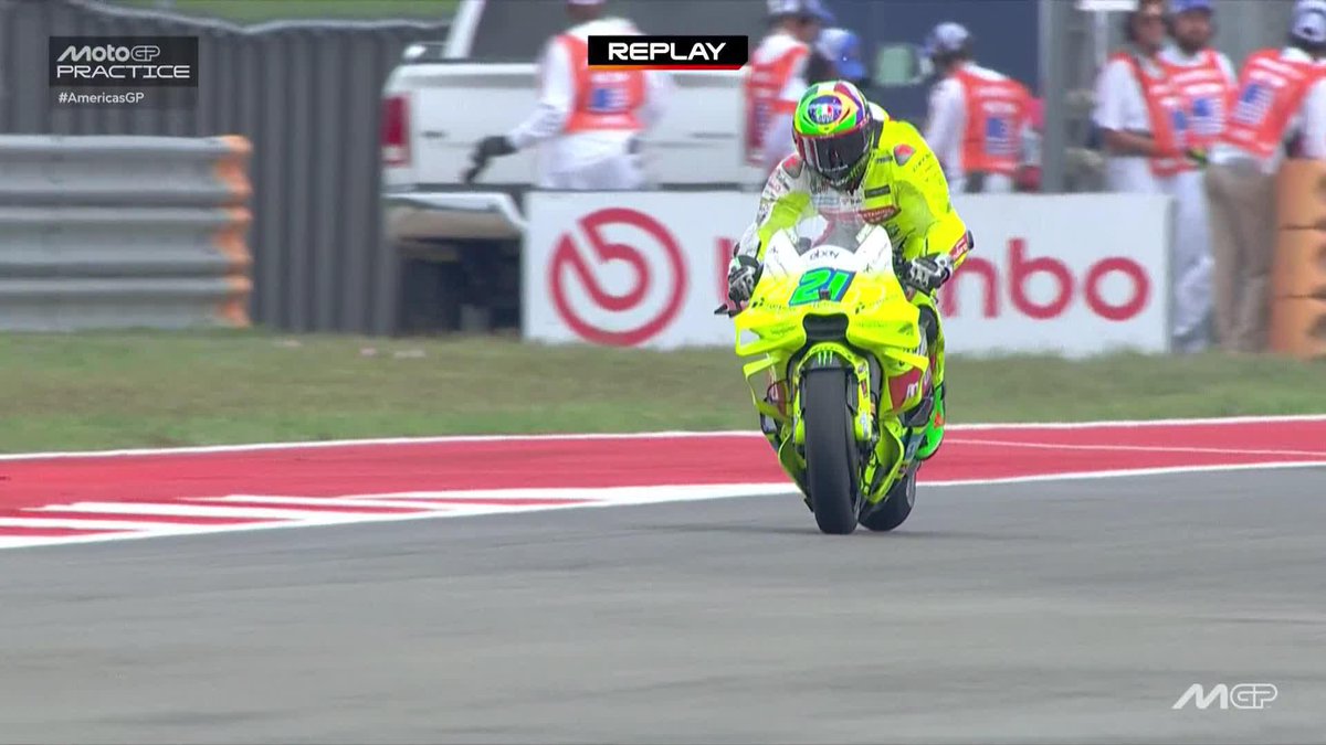 A little airbag malfunction but that's the only issue Franky's had today! 👀 #AmericasGP 🇺🇸