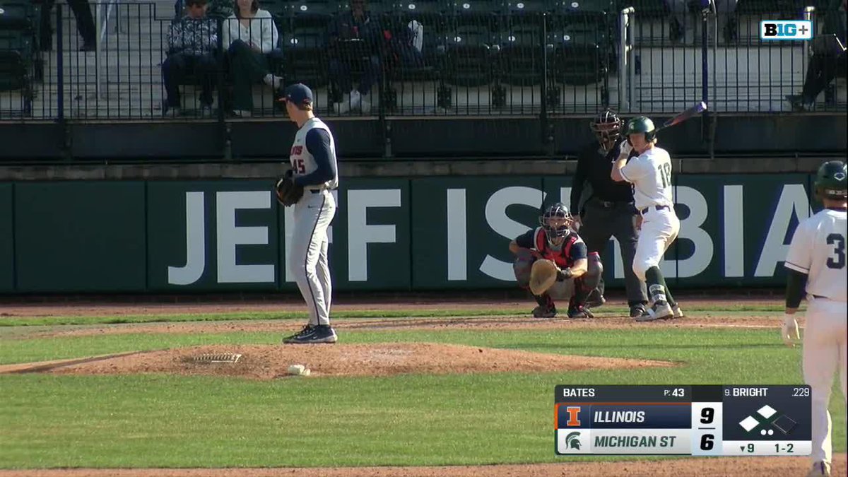FINAL | WHAT A PLAY BY @coltin_quags05 FOR THE WIN!!!! Illini 9, Michigan St. 6