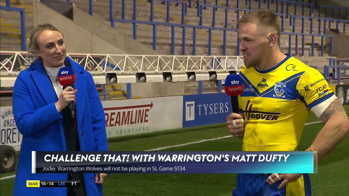 Will Warrington Wolves play in the Super League Grand Final? 🤔 Matt Dufty plays Challenge That with the Sky Sports Rugby League team 🍿