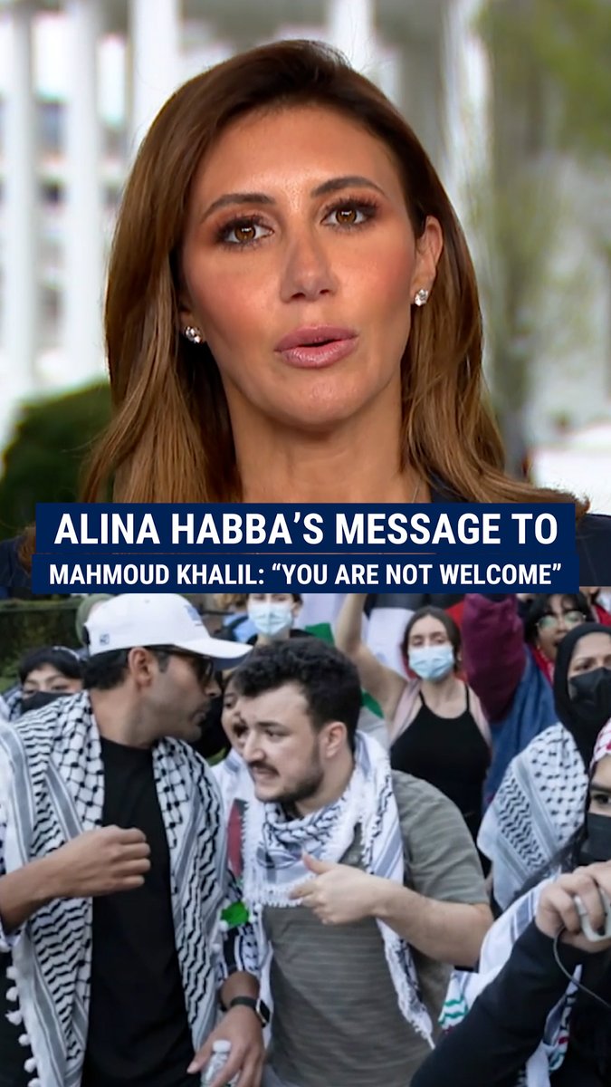Former Trump attorney Alina Habba has a message for the anti-Israel Columbia University grad student who was arrested by ICE for allegedly supporting Hamas: "You are not welcome."